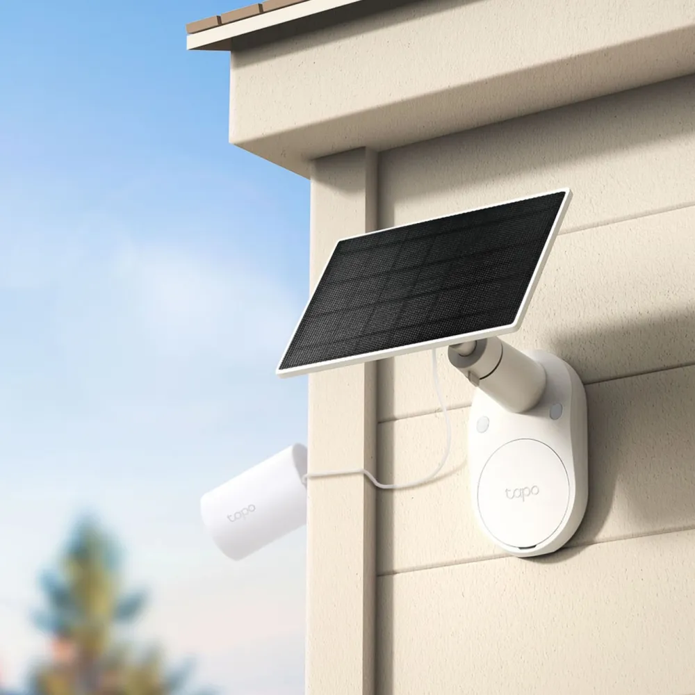 TP-Link Biltilbehør|Batterier|Tapo A201 – Solcellepanel for overvåkningskamera