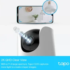 TP-Link Kameraovervåking|Tapo C225 AI Overvåkingskamera