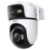 TP-Link Alarmsystemer|Skimmingsbeskyttelse|Tapo C545D Overvåkingskamera med doble linser 2K, IP66, wifi