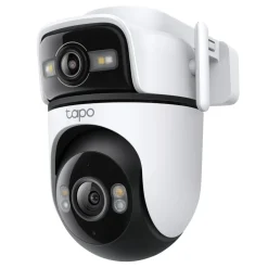 TP-Link Alarmsystemer|Skimmingsbeskyttelse|Tapo C545D Overvåkingskamera med doble linser 2K, IP66, wifi