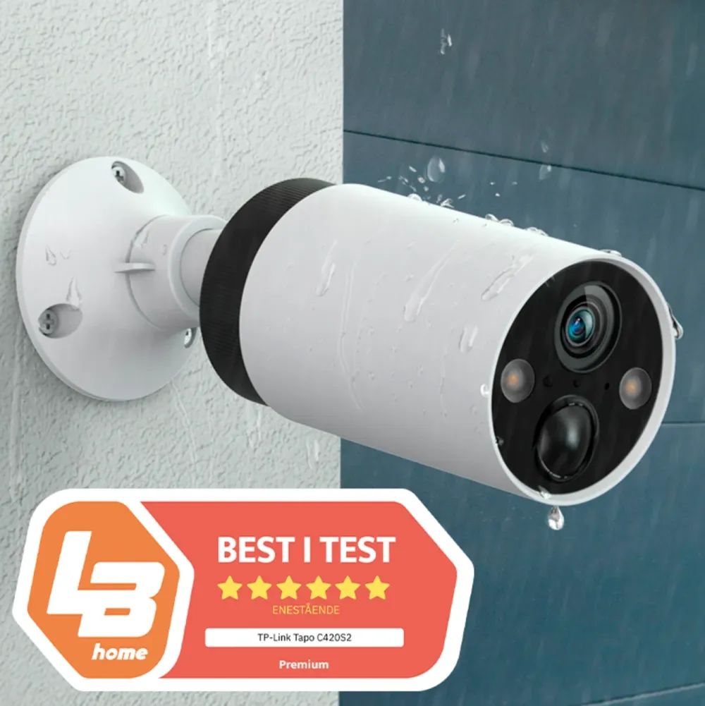 TP-Link Kameraovervåking|Tapo C420 Ekstra kamera