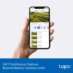 TP-Link Kameraovervåking|Tapo C665G Solcelledrevet 4K Pan/Tilt overvåkingskamera med Wi-Fi/4G