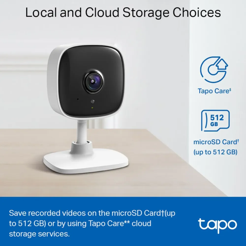 TP-Link Alarmsystemer|Skimmingsbeskyttelse|Tapo C100 Overvåkingskamera
