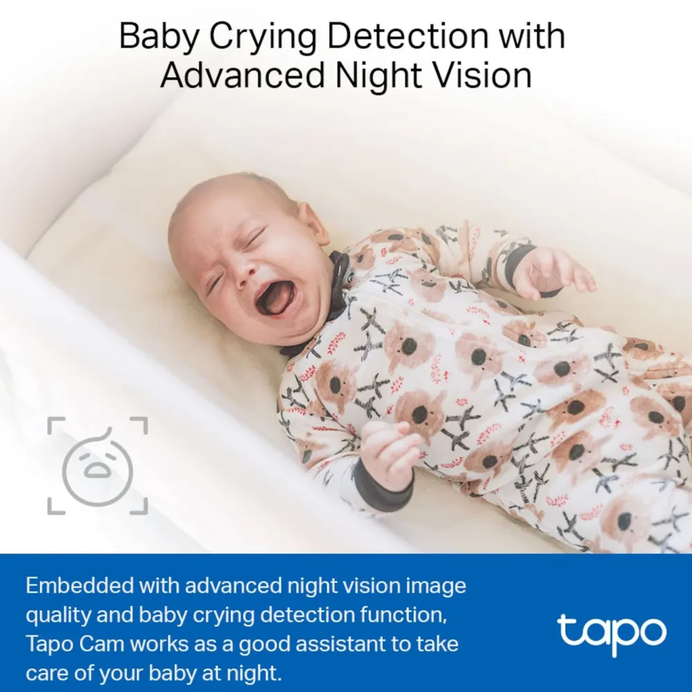 TP-Link Alarmsystemer|Skimmingsbeskyttelse|Tapo C100 Overvåkingskamera