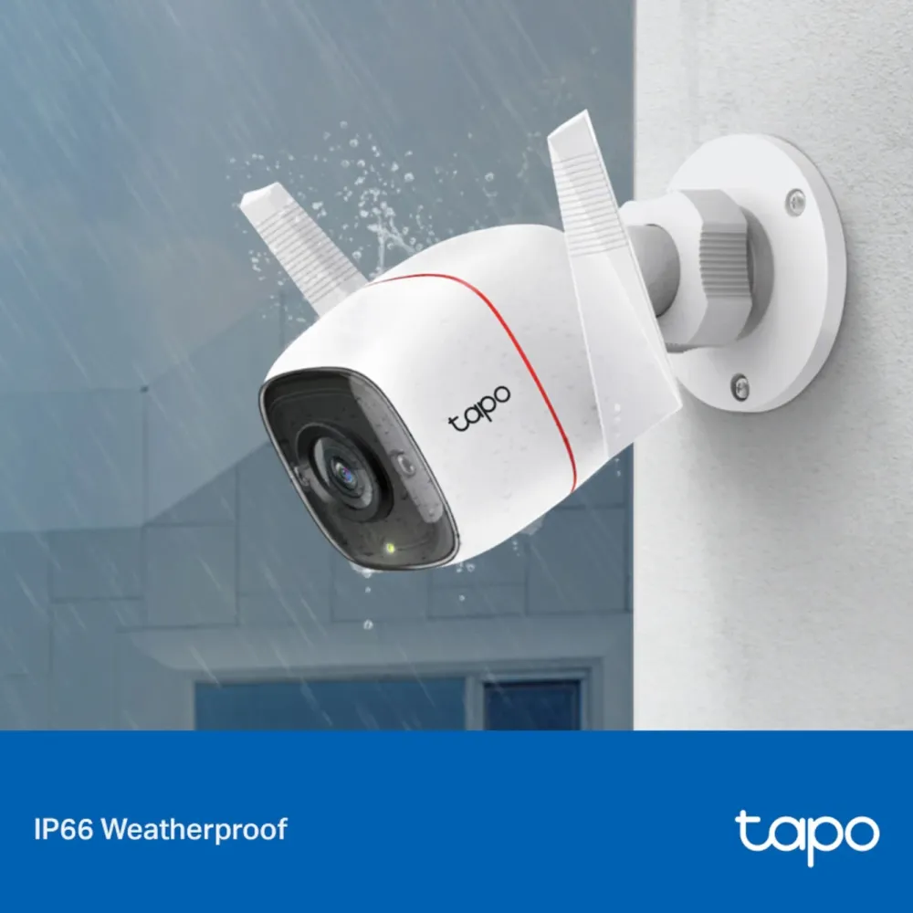 TP-Link Alarmsystemer|Skimmingsbeskyttelse|Tapo C310 Overvåkingskamera 2-pk.
