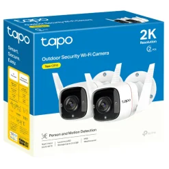 TP-Link Alarmsystemer|Skimmingsbeskyttelse|Tapo C310 Overvåkingskamera 2-pk.
