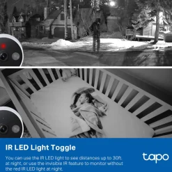 TP-Link Kameraovervåking|Tapo C120 Overvåkingskamera