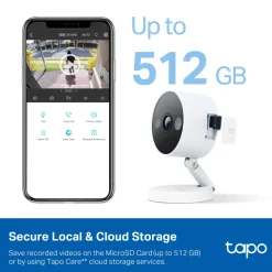 TP-Link Kameraovervåking|Tapo C120 Overvåkingskamera