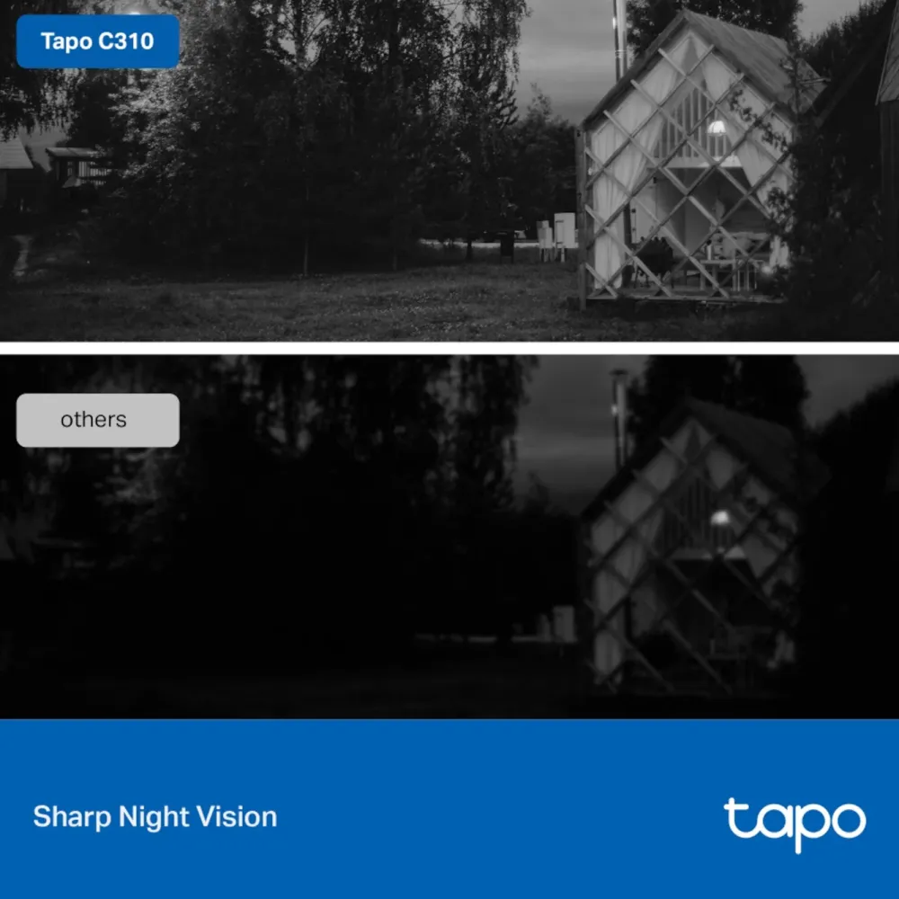 TP-Link Kameraovervåking|Tapo C310 Overvåkingskamera