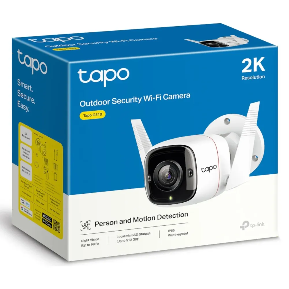 TP-Link Kameraovervåking|Tapo C310 Overvåkingskamera