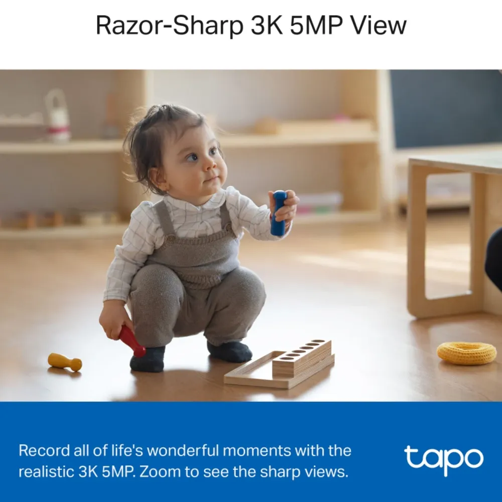TP-Link Kameraovervåking|Tapo C230 Pan/Tilt AI Overvåkingskamera