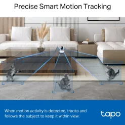 TP-Link Kameraovervåking|Tapo C230 Pan/Tilt AI Overvåkingskamera