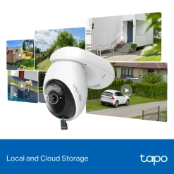 TP-Link Alarmsystemer|Skimmingsbeskyttelse|Tapo C660 Solcelledrevet 4K overvåkingskamera