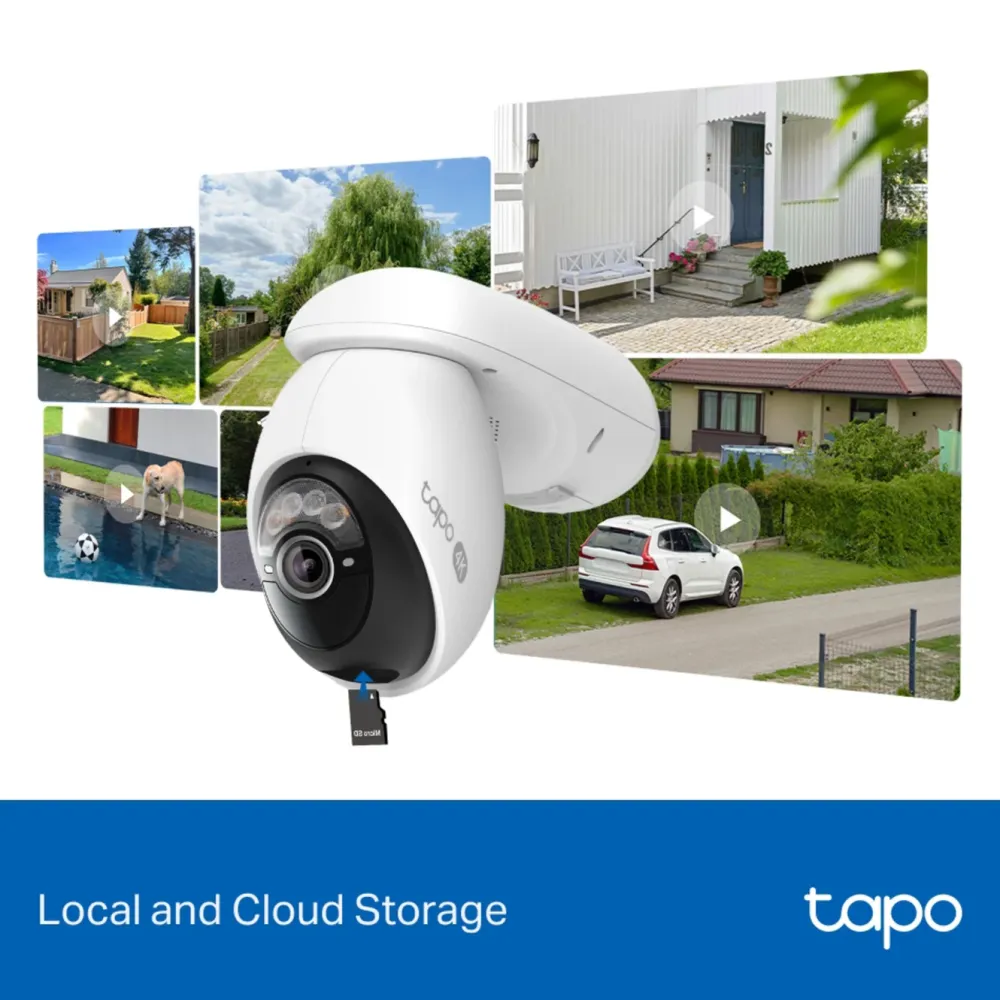 TP-Link Alarmsystemer|Skimmingsbeskyttelse|Tapo C660 Solcelledrevet 4K overvåkingskamera