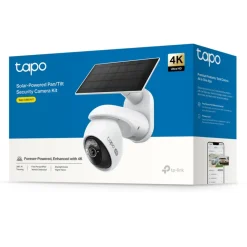 TP-Link Alarmsystemer|Skimmingsbeskyttelse|Tapo C660 Solcelledrevet 4K overvåkingskamera