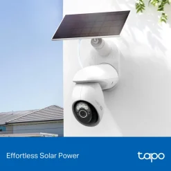 TP-Link Alarmsystemer|Skimmingsbeskyttelse|Tapo C660 Solcelledrevet 4K overvåkingskamera