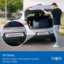 TP-Link Alarmsystemer|Skimmingsbeskyttelse|Tapo C410 Solcelledrevet overvåkingskamera