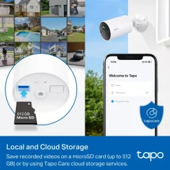 TP-Link Alarmsystemer|Skimmingsbeskyttelse|Tapo C410 Solcelledrevet overvåkingskamera
