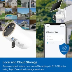 TP-Link Kameraovervåking|Tapo C460 Solcelledrevet overvåkingskamera