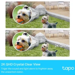 TP-Link Kameraovervåking|Tapo C420S2 Trådløst overvåkingskamera 2-pack
