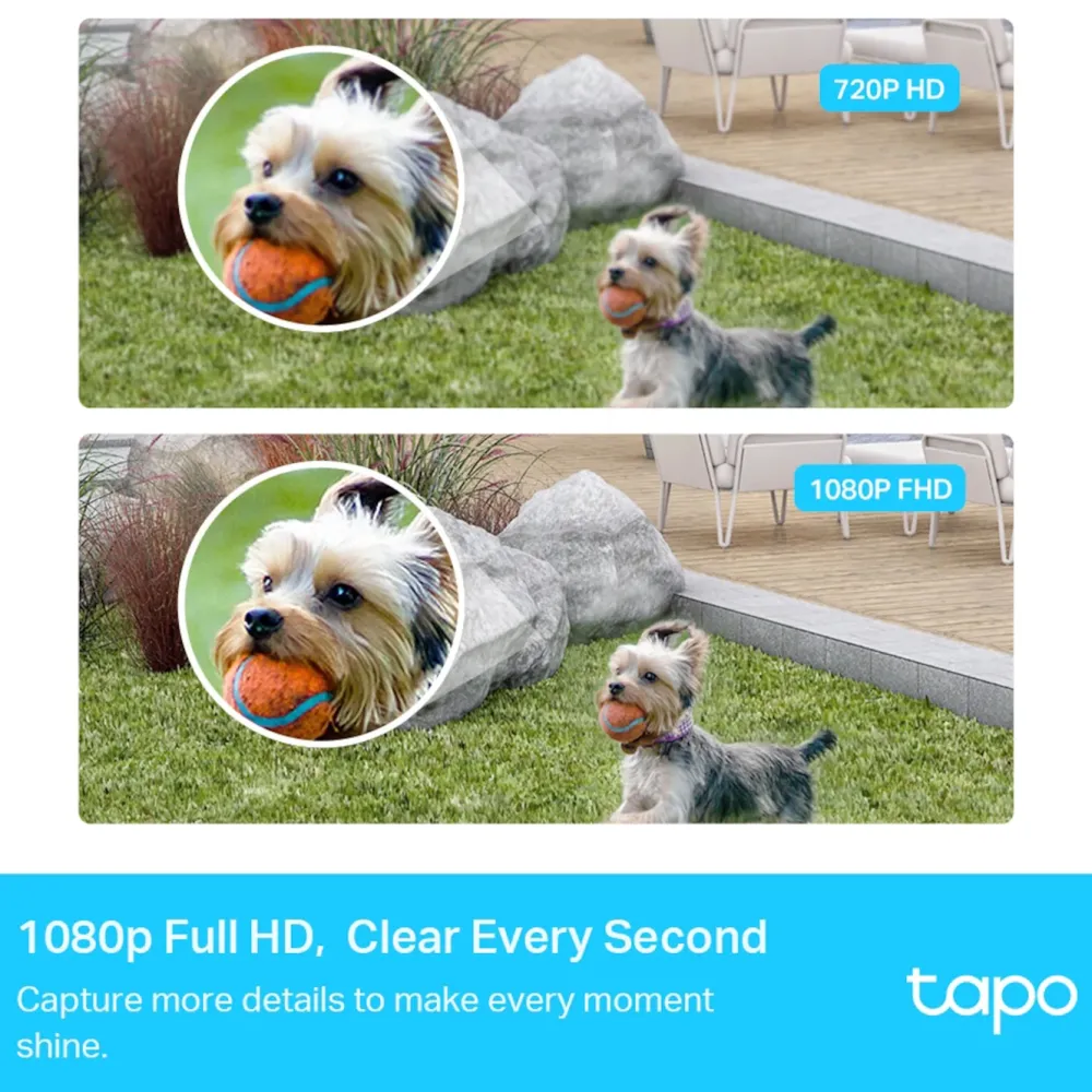 TP-Link Kameraovervåking|Tapo C400S2 Trådløst overvåkingskamera 2-pack