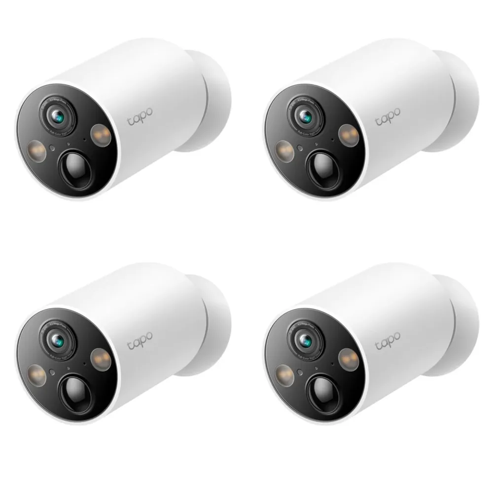 TP-Link Kameraovervåking|Tapo C425 Trådløst overvåkingskamera 4-pk.