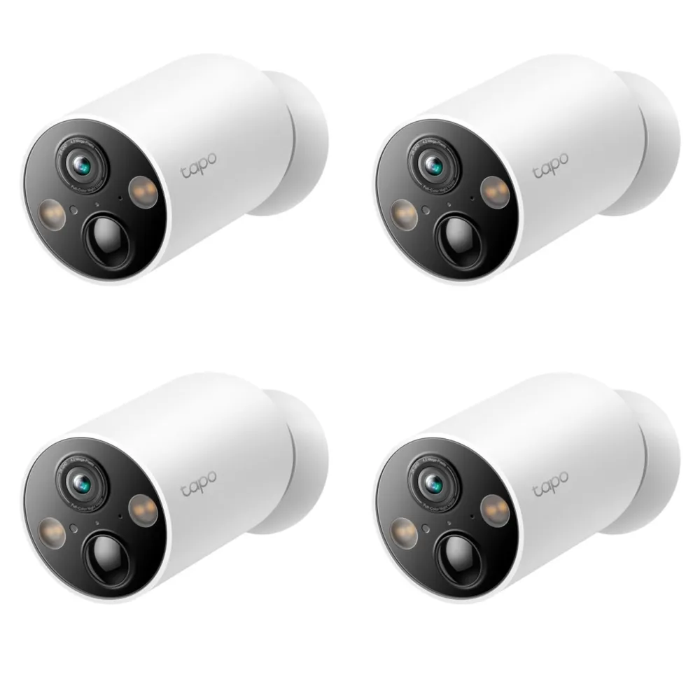 TP-Link Kameraovervåking|Tapo C425 Trådløst overvåkingskamera 4-pk.