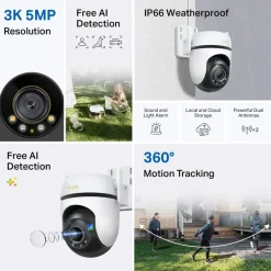 TP-Link Alarmsystemer|Skimmingsbeskyttelse|Tapo C530WS Trådløst overvåkningskamera