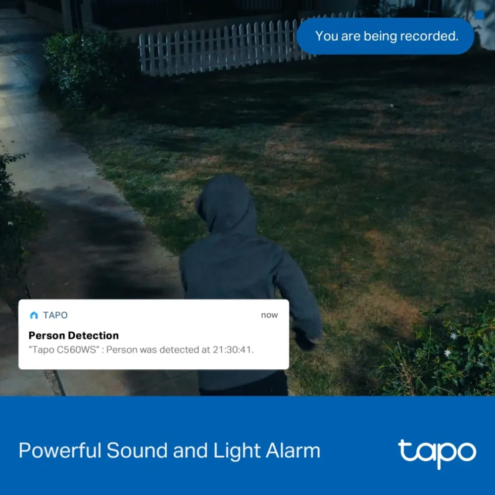 TP-Link Kameraovervåking|Tapo C560WS Trådløst overvåkingskamera