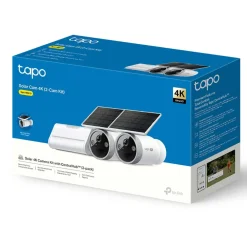 TP-Link Kameraovervåking|Tapo HB610 4K-solkameraer 2-pakning + H500 CentralHub