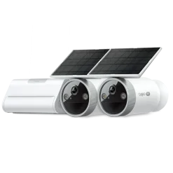 TP-Link Kameraovervåking|Tapo HB610 4K-solkameraer 2-pakning + H500 CentralHub