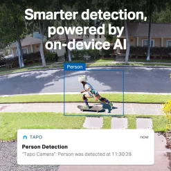TP-Link Kameraovervåking|Tapo HB112 Solcelledrevet overvåkingskamera 2K pan/tilt 2-pk. Hvit