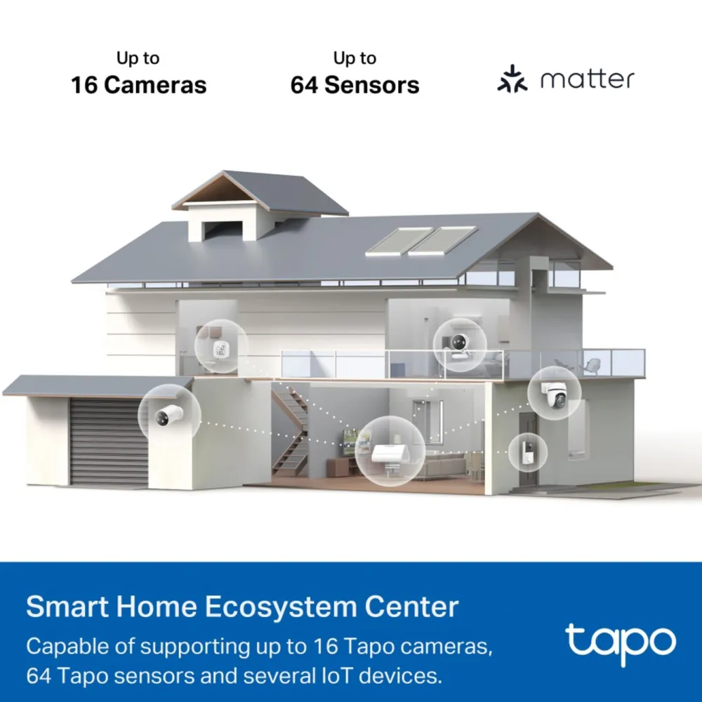 TP-Link Smarte Alarmer|Smarte Sensorer|Tapo H500 Smart CentralHub