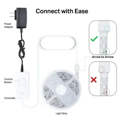 TP-Link Lyslenker|Taklamper|Tapo L930-5 Smart Light Strip RGB 5 m