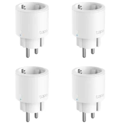 TP-Link Biltilbehør|Batterier|Tapo P115 Smart Wifi-fjernstrømbryter med energimåling 4-pk.