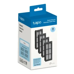 TP-Link Rengjøring|Robotstøvsuger|Tapo RVA520 HEPA-filter for robotstøvsuger 4-pk.