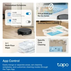 TP-Link Rengjøring|Robotstøvsuger|Tapo RV20 Max Robotstøvsuger