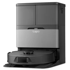 TP-Link Rengjøring|Robotstøvsuger|Tapo RV50 Pro Omni – Robotstøvsuger med basestasjon