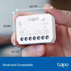 TP-Link Fjernstrømbryter|Smarte Sensorer|Tapo S110E Smart Switch-modul Wifi, Bluetooth, Matter