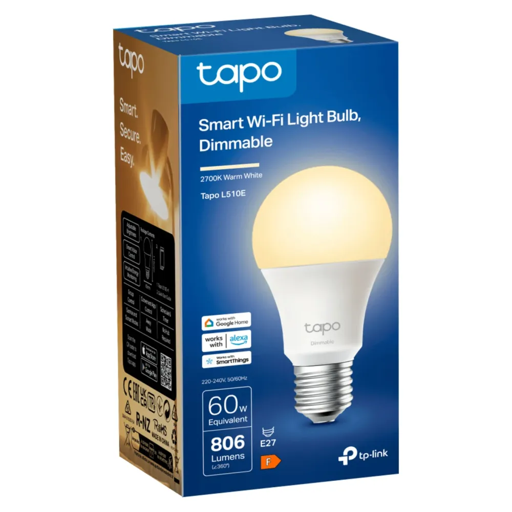 TP-Link Smart Belysning|Smart Belysning|Tapo Smart wifi LED-pære