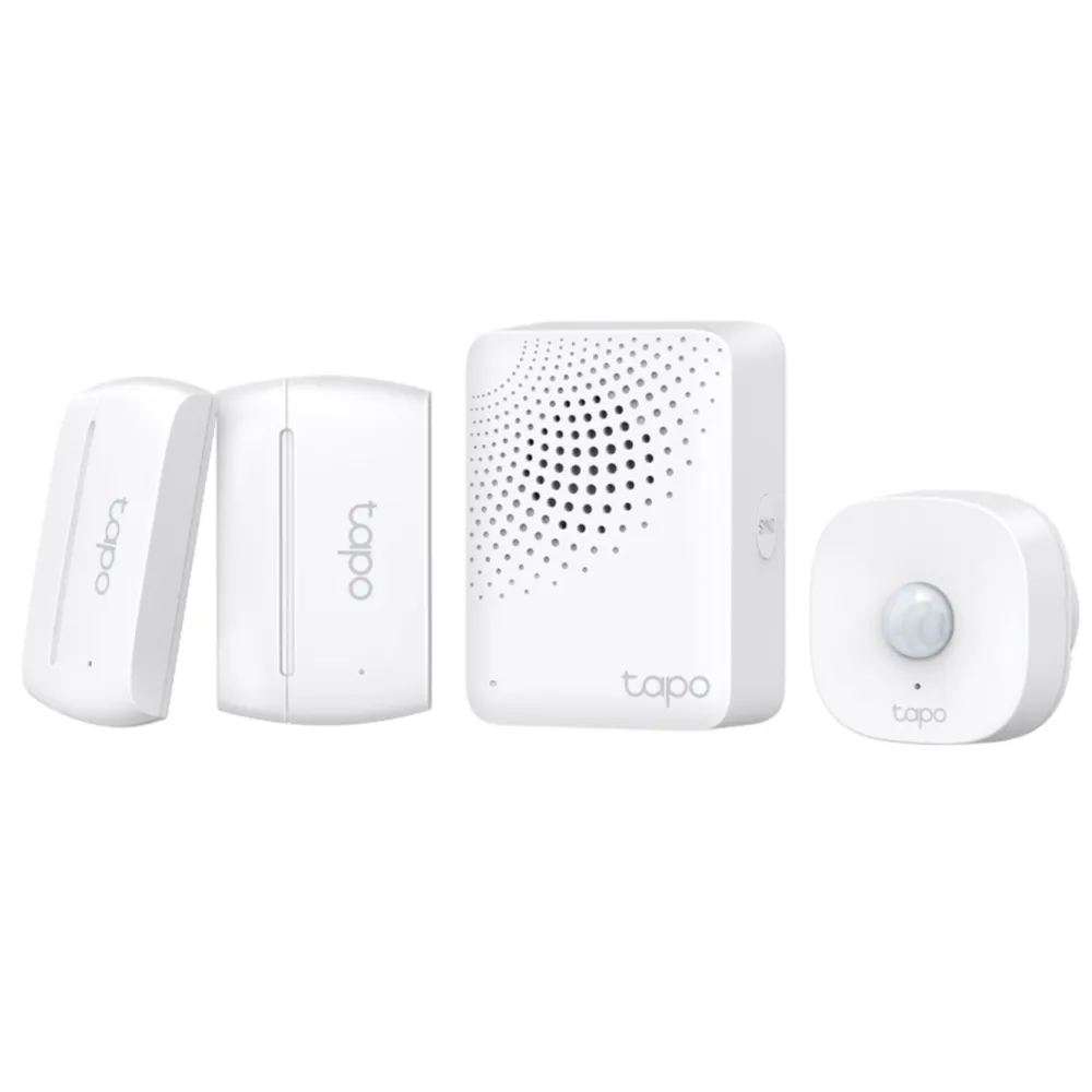 TP-Link Alarmsystemer|Smarte Sensorer|Tapo T30 KIT – Smarte sensorer for et tryggere og mer komfortabelt hjem