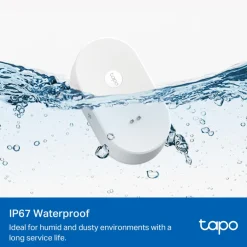 TP-Link Alarmsystemer|Skimmingsbeskyttelse|Tapo T300 Lekkasjedetektor