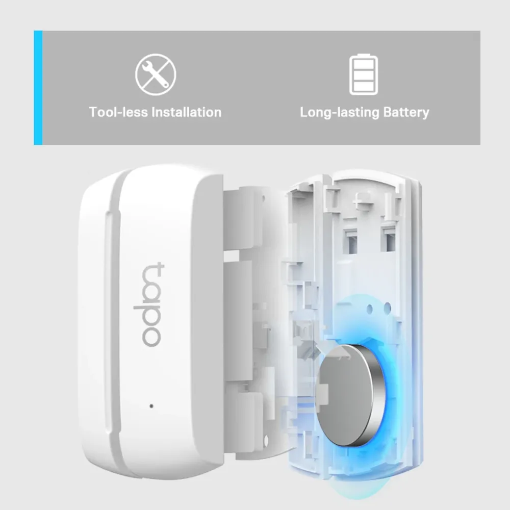 TP-Link Smarte Alarmer|Smarte Sensorer|Tapo T110 Magnetsensor