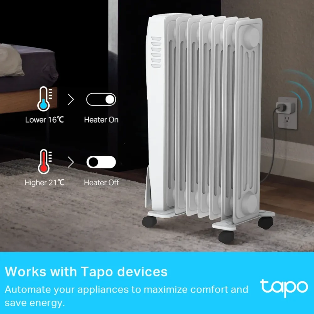 TP-Link Smarte Alarmer|Smarte Sensorer|Tapo T315 Smart termometer og hygrometer