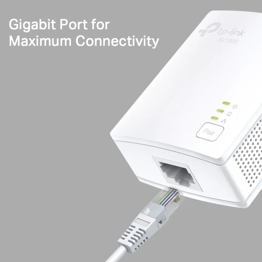 TP-Link Mobilt Bredbånd Og Rutere|Nettverkskabler|TL-PA7017 KIT Homeplug 1 Gb/s 2-pk.