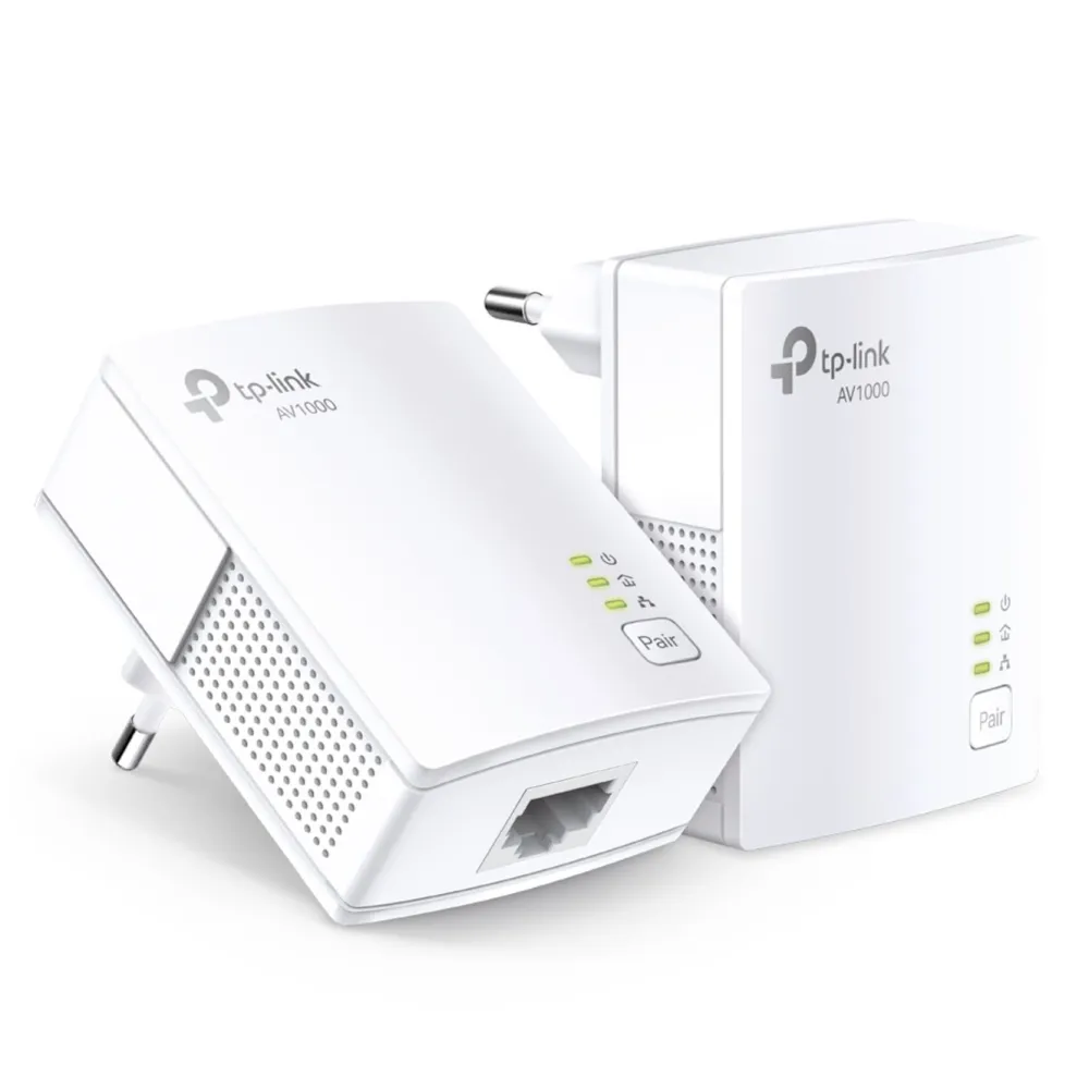 TP-Link Mobilt Bredbånd Og Rutere|Nettverkskabler|TL-PA7017 KIT Homeplug 1 Gb/s 2-pk.