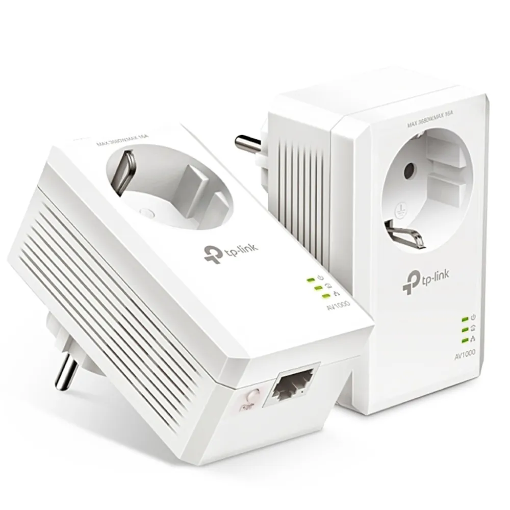 TP-Link Mobilt Bredbånd Og Rutere|Nettverkskabler|TL-PA7017P KIT Homeplug 1 Gb/s 2-pk.