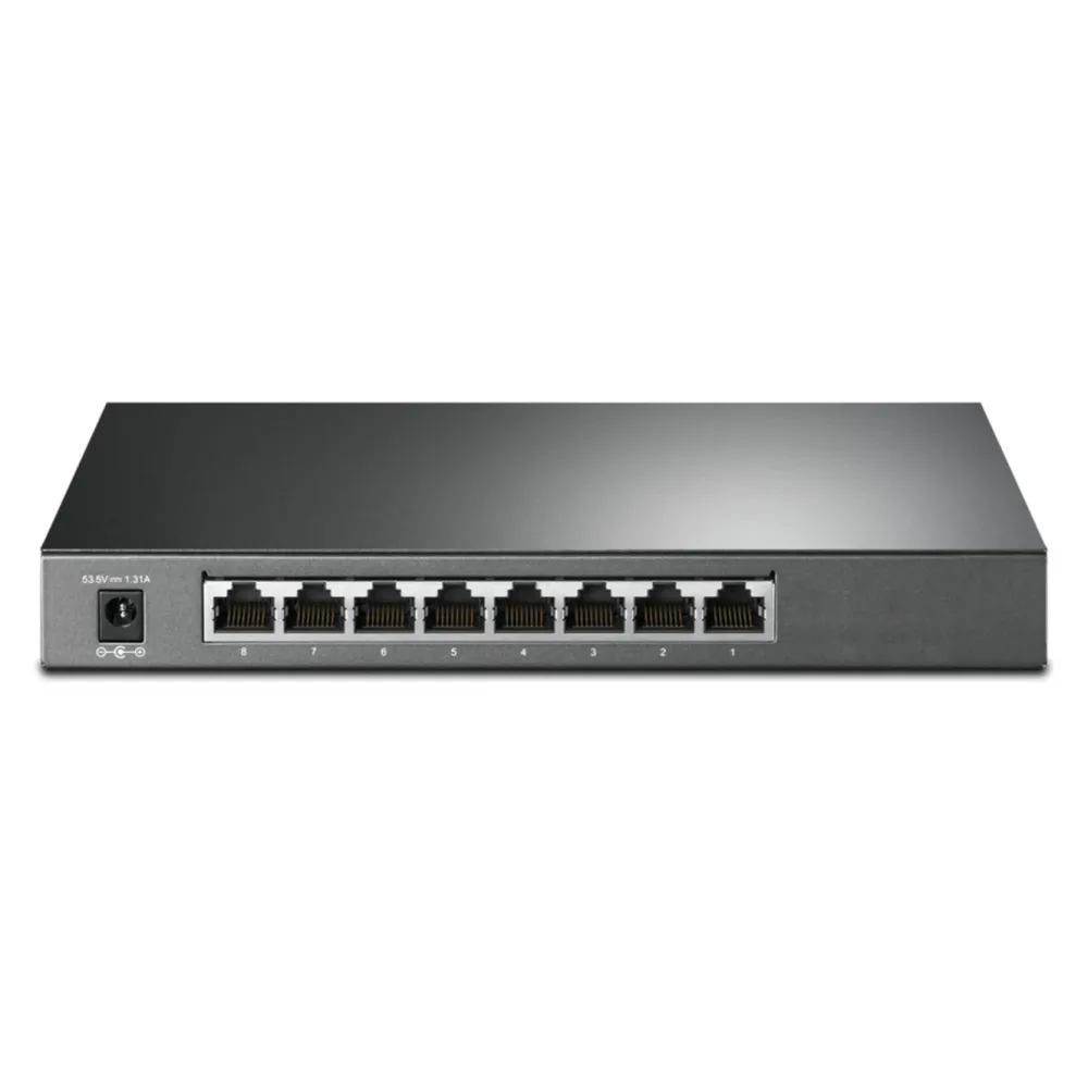 TP-Link Kablet Nettverk|TL-SG2008P Konfigurerbar gigabitswitch - 8 porter med 4 porter PoE+