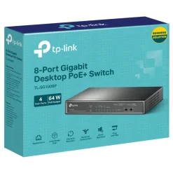 TP-Link Kablet Nettverk|TL-SG1008P PoE+-gigabitswitch 8 porter