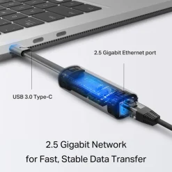 TP-Link Nettverkskort For Kablet Nettverk17|UE302C Nettverksadapter USB-C 2,5 Gbps